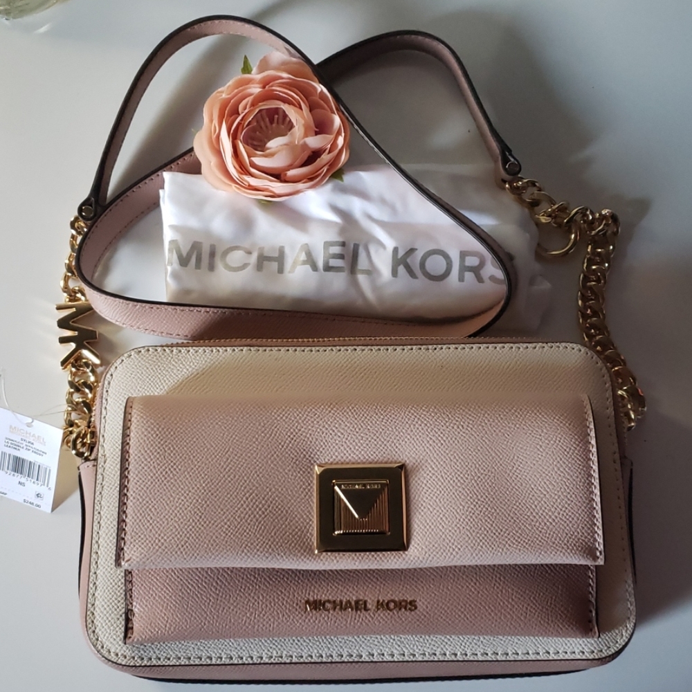 Michael MK Sylvia Double Zip Xbody
